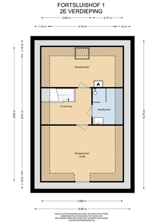 Floorplan - Fortsluishof 1, 1433 GM Kudelstaart